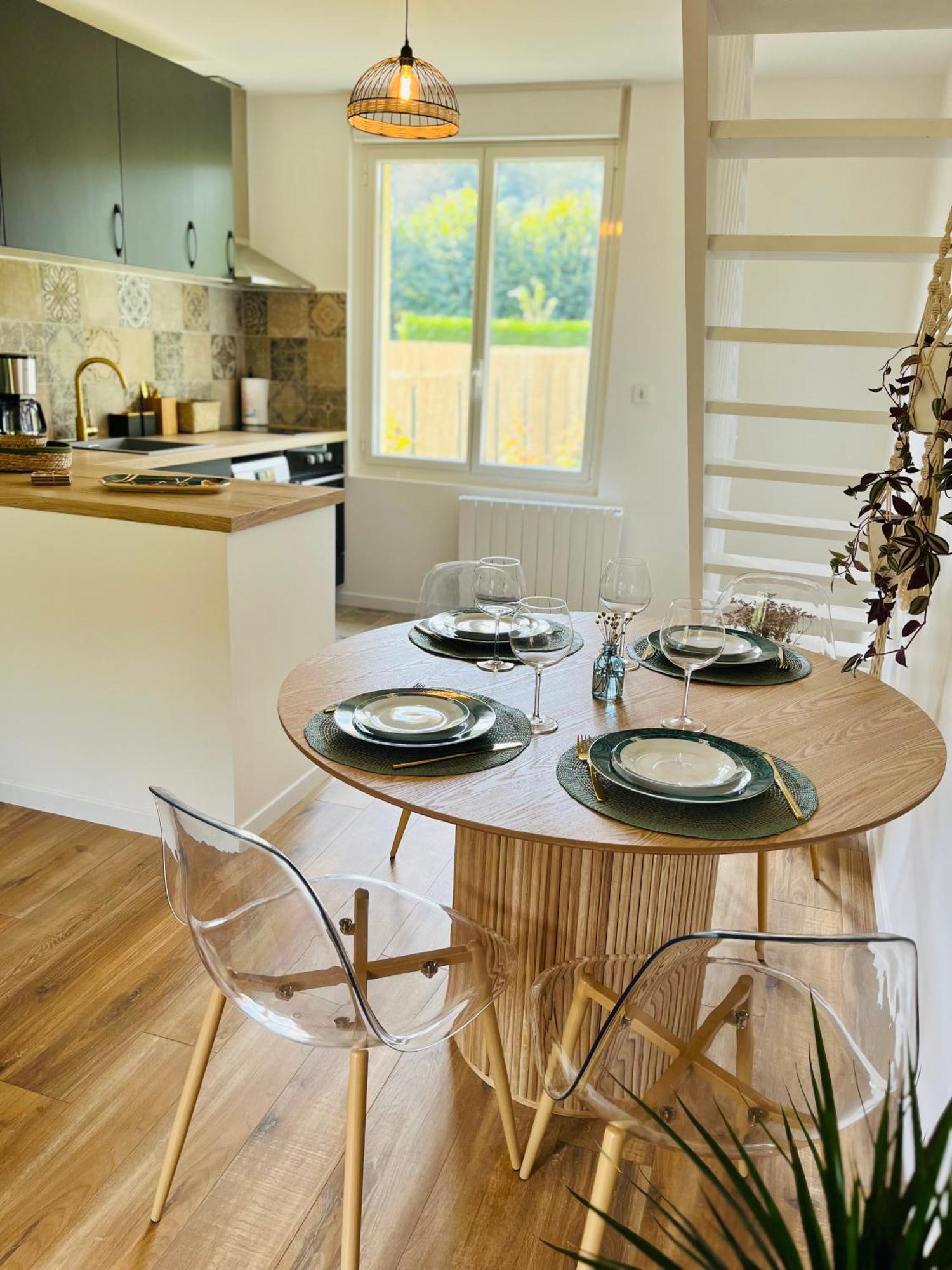 Maison Evasion Voyage Parking Et Jardin By Art De Voyager Etretat Ngoại thất bức ảnh